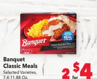 Vallarta Supermarkets Banquet classic meals offer