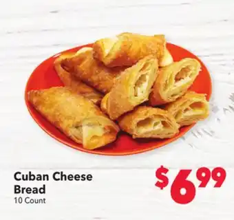 Vallarta Supermarkets Cuban cheese bread offer