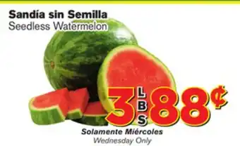 El Super Fresh Seedless watermelon offer