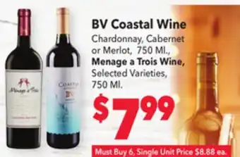 Vallarta Supermarkets Bv coastal wine offer