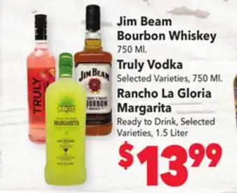 Vallarta Supermarkets Jim beam bourbon whiskey offer