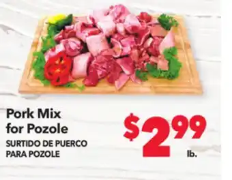 Vallarta Supermarkets Pork mix for pozole/surtido de puerco para pozole offer