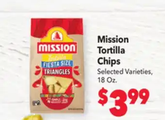 Vallarta Supermarkets Mission tortilla chips offer