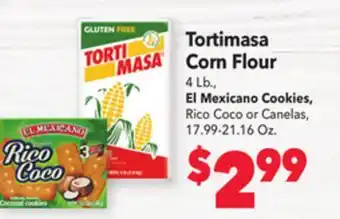 Vallarta Supermarkets Tortimasa corn flour offer