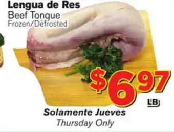 El Super Fresh Beef tongue offer