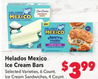 Vallarta Supermarkets Helados mexico ice cream bars offer