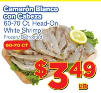 El Super Fresh Head-on white shrimp offer