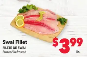 Vallarta Supermarkets Swai fillet/filete de swai offer