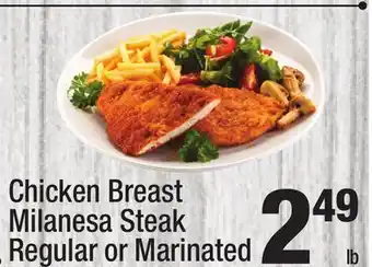 Super King Markets Chicken breast milanesa steak regular or marinated offer