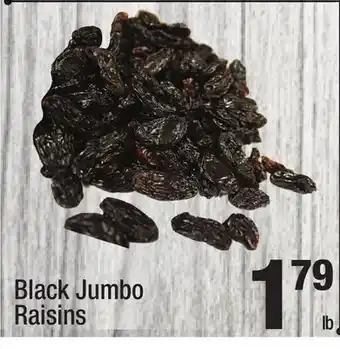 Super King Markets Black jumbo raisins offer