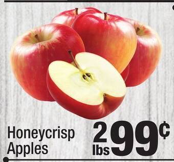 Super King Markets Honeycrisp apples offer