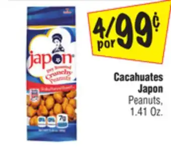 El Super Japon peanuts offer