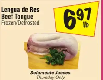 El Super Beef tongue offer