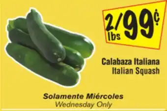 El Super Italian squash offer