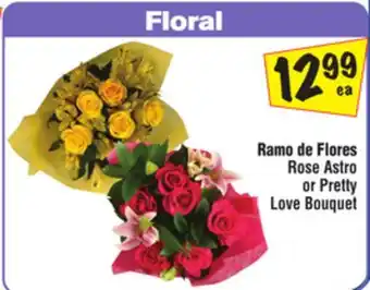 El Super Rose astro or pretty love bouquet offer