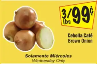 El Super Brown onion offer