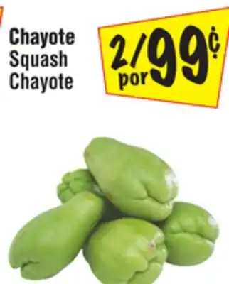 El Super Squash chayote offer