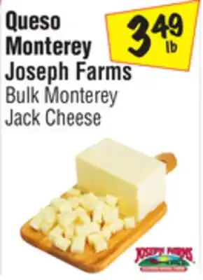 El Super Joseph farms bulk monterey jack cheese offer