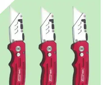 Menards Tool shop quick change folding utility knife set - 3 piece offer