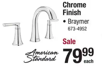 Menards American standard braymer two-handle 8 widespread chrome bathroom faucet offer