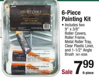 Menards Linzer pro impact knit painting tray kit - 6 pk offer
