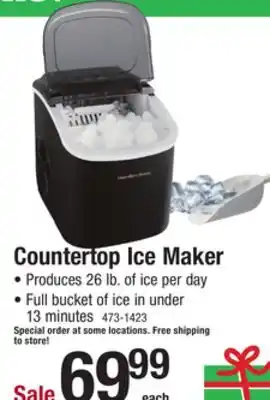 Menards Hamilton beach countertop ice maker - 26 lbs offer