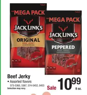 Menards Jack link's beef original jerky - 8 oz offer