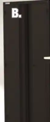 Menards Performax 36w x 72h x 18d black tall garage storage cabinet offer