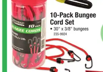 Menards 30 x 3/8 red bungee cord set - 10 pack offer