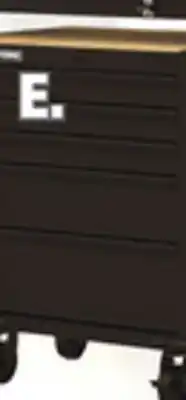 Menards Performax 26-1/2w x 35-3/4h x 18-1/4d black 5-drawer base garage storage cabinet offer