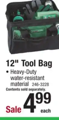 Menards Masterforce 12 tool bag offer