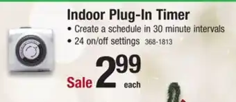 Menards Smart electrician 15-amp plug-in 1-outlet mechanical timer offer