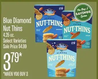 Jewel-Osco Blue diamond nut thins offer