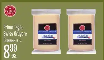 Jewel-Osco Primo taglio swiss gruyere cheese offer