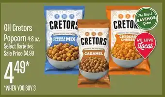 Jewel-Osco Gh cretors popcorn offer
