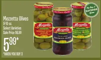 Jewel-Osco Mezzetta olives offer