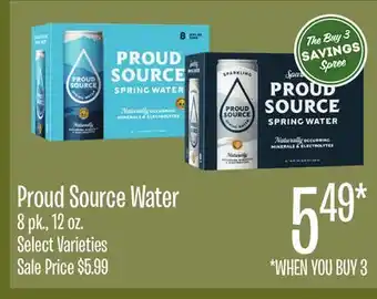 Jewel-Osco Proud source water offer