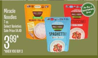 Jewel-Osco Miracle noodles offer