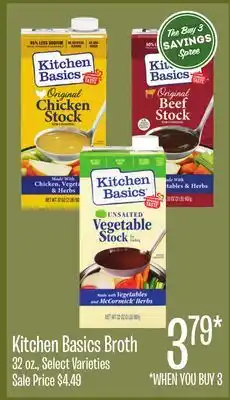 Jewel-Osco Kitchen basics broth offer