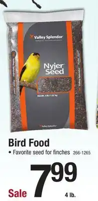 Menards Valley splendor nyjer seed wild bird food seed - 4 lb offer