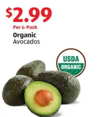 Aldi Organic avocados offer