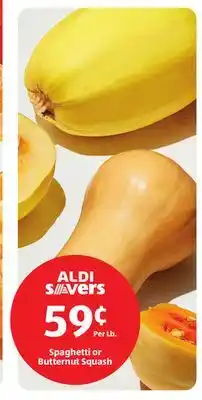 Aldi Spaghetti or butternut squash offer