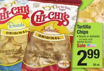 Menards Chi-chi's round original tortilla chips - 20 oz offer