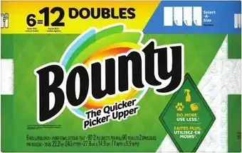 Kroger Bounty paper towels offer
