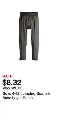 Kohl's Boys 4-12 jumping beans base layer pants offer