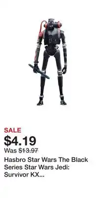 Game Stop Hasbro star wars the black series star wars jedi: survivor kx security droid 6-in action figure gamestop exclusive offer