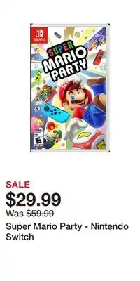 Game Stop Super mario party - nintendo switch offer