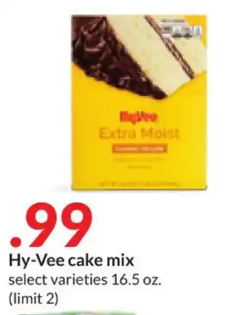 Hy-Vee Hy-Vee cake mix offer