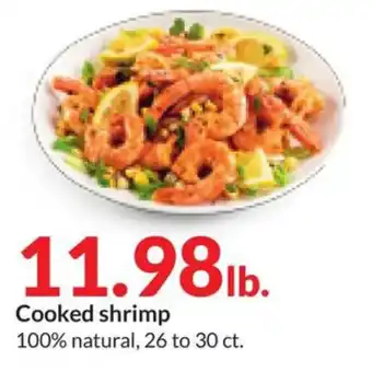 Hy-Vee Cooked shrimp offer