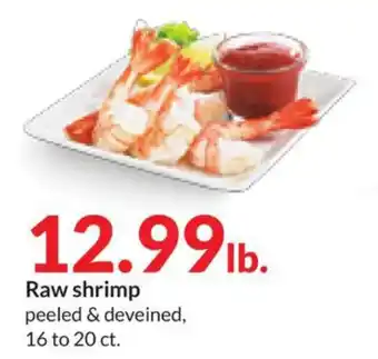 Hy-Vee Raw shrimp offer